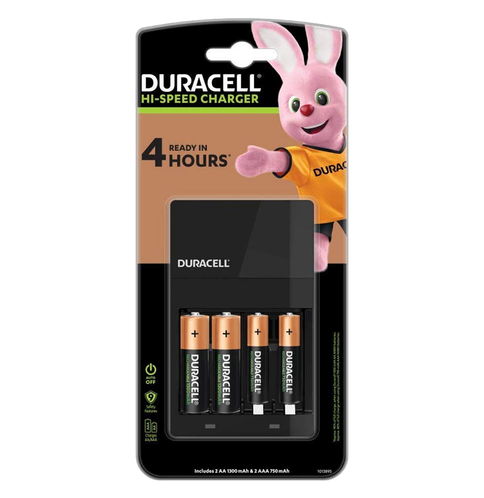 CARICABATTERIE DURACELL 4H